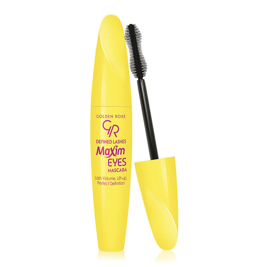 Golden Rose Maxim Eyes Mascara - Defined Lashes, Voluminous Eyelashes, Unique Formula & Flexible Brush