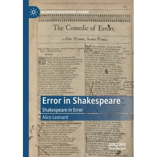 Error in Shakespeare: Shakespeare in Error - Paperback