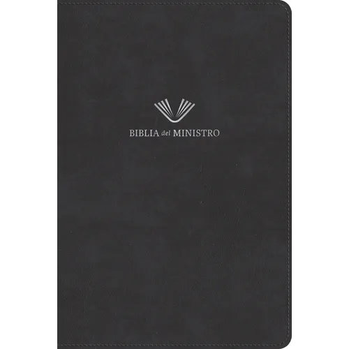 Rvr 1960 Biblia del Ministro, Edici Ampliada, Negro Piel Fabricada - Bonded Leather