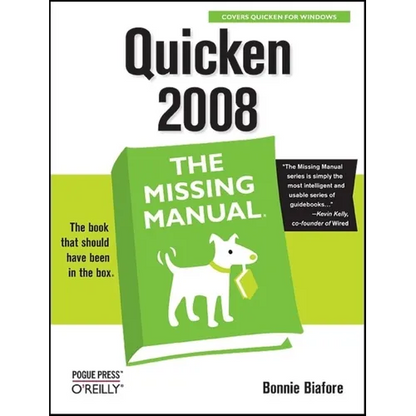 Quicken 2008: The Missing Manual - Paperback