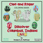 Cleo and Roger Discover Columbus, Indiana - Art (Coloring book) - Paperback