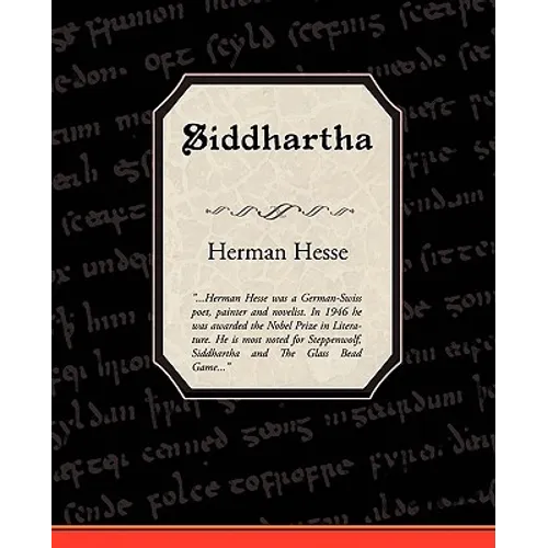 Siddhartha - Paperback