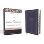 Biblia Católica, Tamaño Personal, Tapa Dura, Azul, Con Índice, Comfort Print - Hardcover