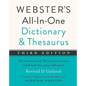 Webster's All-In-One Dictionary and Thesaurus, Third Edition - Hardcover