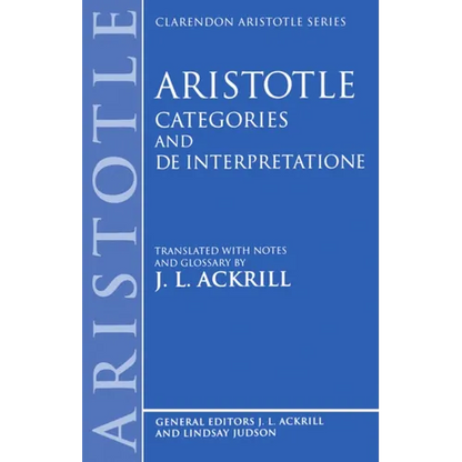 Aristotle Categories and de Interpretatione - Paperback