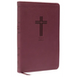 NKJV, Value Thinline Bible, Standard Print, Imitation Leather, Burgundy, Red Letter Edition - Imitation Leather