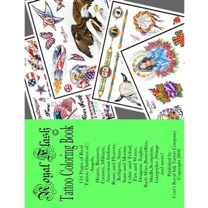 Royal Flash Tattoo Coloring Book: Royal Flash Tattoo Coloring Book - Paperback