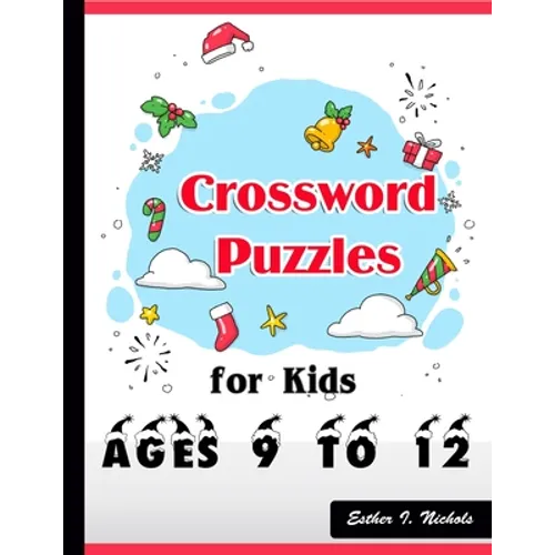 Crossword Puzzles for Kids Ages 9 to 12: Large-Print Best Puzzle Book - Paperback