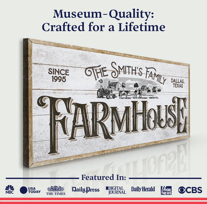 Personalized Farmhouse Sign V