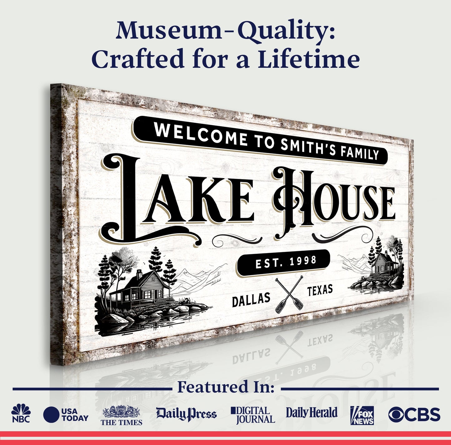 Lake House Sign VIII