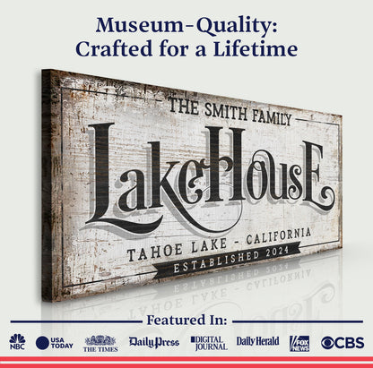Lake House Sign XI