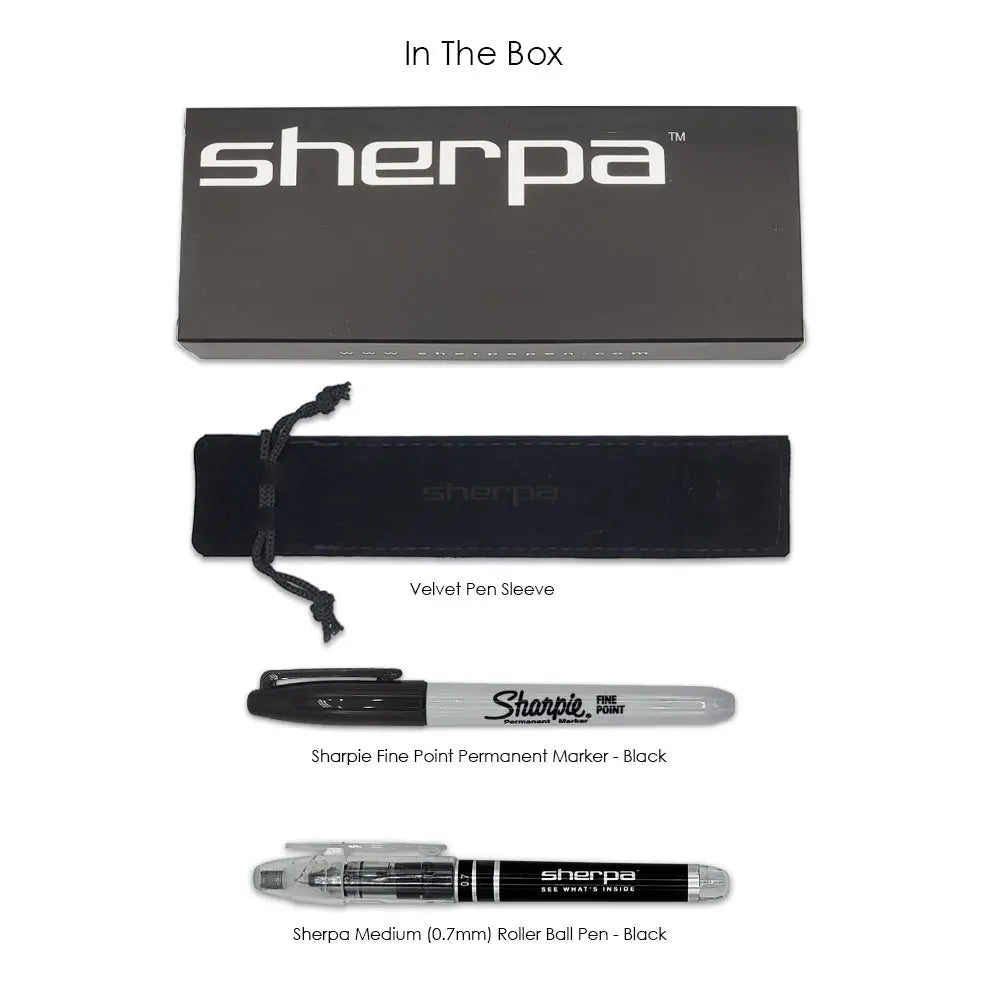 Sherpa Pen Ultimate Gilded Onyx Pen/Sharpie Marker Cover