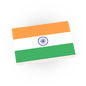 India Flag - Custom Printed 2x3 Tile - Made Using LEGO® Parts