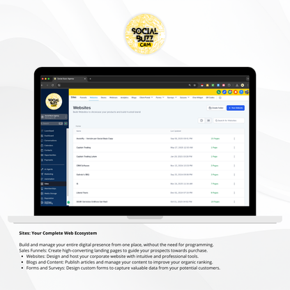 Social Buzz CRM | All-in-One Business Automation & Lead Management Subscription
