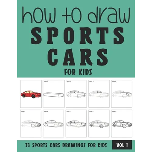 How to Draw Sports Cars for Kids - Paperback