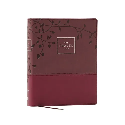 The Prayer Bible: Pray God's Word Cover to Cover (Niv, Burgundy Leathersoft, Red Letter, Comfort Print) - Imitation Leather
