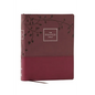 The Prayer Bible: Pray God's Word Cover to Cover (Niv, Burgundy Leathersoft, Red Letter, Comfort Print) - Imitation Leather