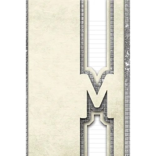 Letter M: Personalized Design Notebook: 120 pages - Paperback