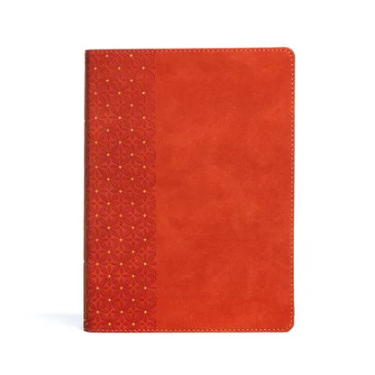 CSB Study Bible, Coral Leathertouch, Indexed - Imitation Leather