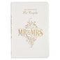 Gift Book Mr. & Mrs. White Faux Leather - Leather
