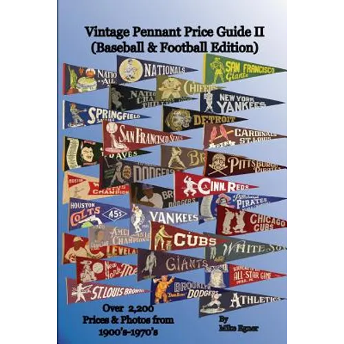 Vintage Pennant Price Guide II - Paperback