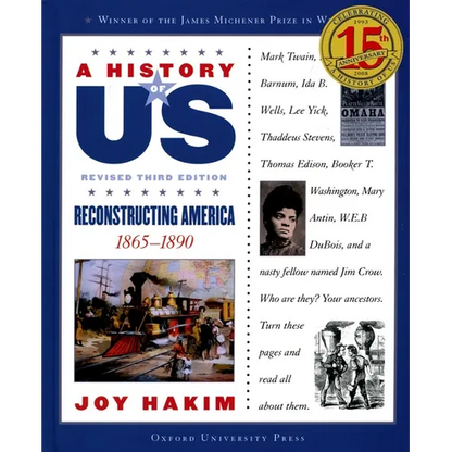 A History of Us: Reconstructing America: 1865-1890a History of Us Book Seven - Paperback