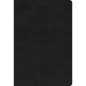 ESV Large Print Compact Bible, Red Letter (Trutone, Black) - Imitation Leather