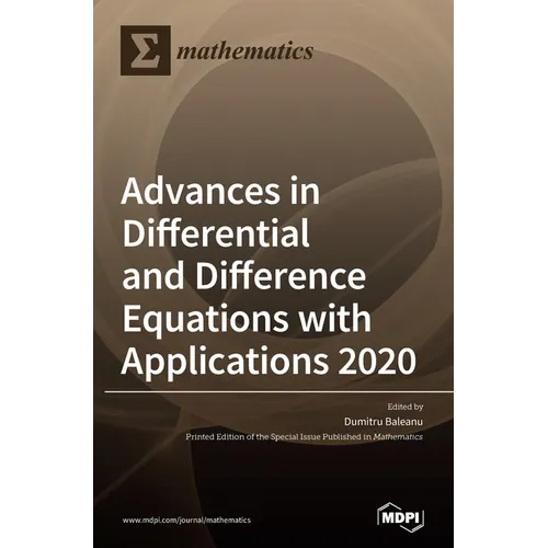 Advances in Differential and Difference Equations with Applications 2020 - Hardcover