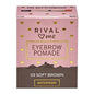 Rival Loves Me Waterproof Eyebrow Pomade with Professional Brush - Long Lasting Ka_ Pomadõ for Defined Brows