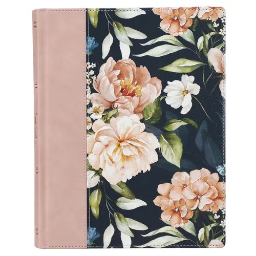 KJV Note-Taking Bible LP Faux Leather Hc Floral - Leather
