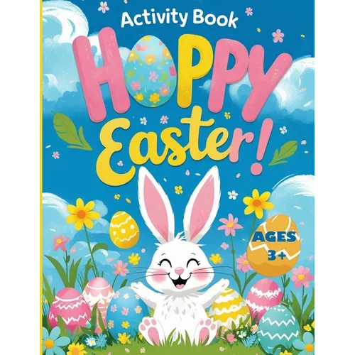 Easter activity book for kids: Cute Animal Activity Pages For Kids With Mazes, Dot-to-Dots, Color By Number, Shadow Match, Word Search, Color and Trai - Paperback