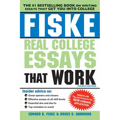 Fiske Real College Essays That Work - Paperback