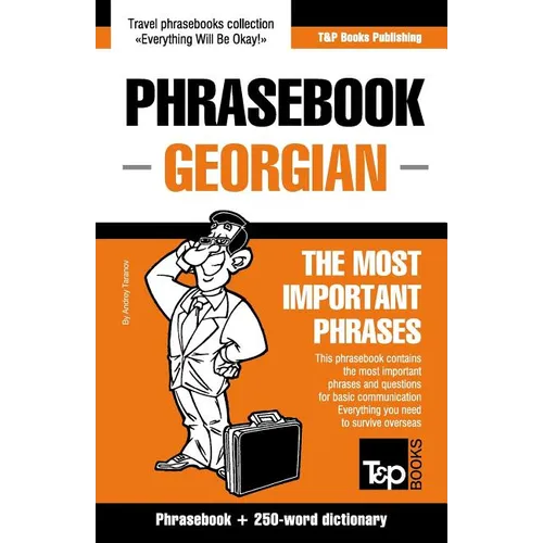 English-Georgian phrasebook and 250-word mini dictionary - Paperback