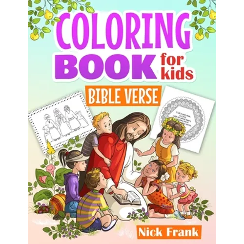 Bible Verse Coloring Books for Kids: Inspiring Verses with Animals and Figures for Children, Girls, and Boys. Activity Book Perfect Gift - Paperback