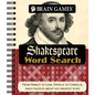 Brain Games - Shakespeare Word Search: From Hamlet to Lear, Ophelia to Cordelia, Enjoy Puzzles about His Greatest Plays - Spiral