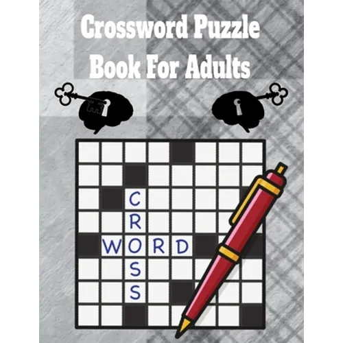 Crossword Puzzle Book For Adults - Paperback