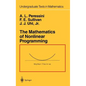 The Mathematics of Nonlinear Programming - Hardcover