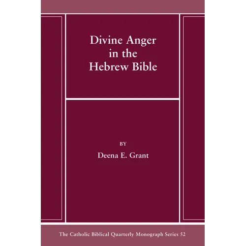 Divine Anger in the Hebrew Bible - Paperback