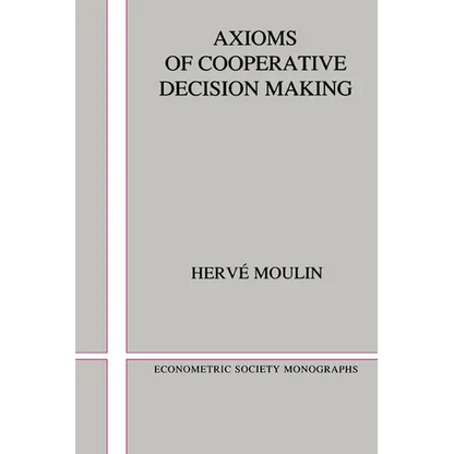 Axioms of Cooperative Decision Making - Paperback
