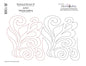 1308 Dancing In The Sun Pantograph by Jackie Brown