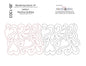 1303 Wandering Hearts Pantograph by Jackie Brown