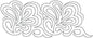 1319 Spin On Feathers Pantograph by Jackie Brown