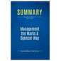 Summary: Management the Marks & Spencer Way: Review and Analysis of Sieff's Book - Paperback