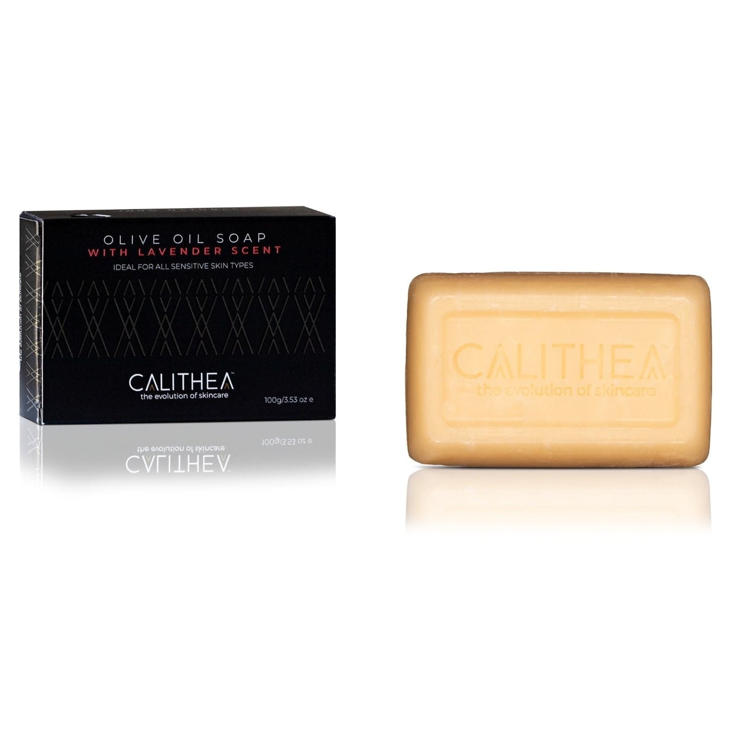 Olive Oil Soap with Lavender: 100% Natural Content - 100g