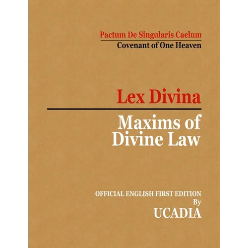 Maxims of Divine Law - Paperback