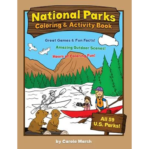 America's National Parks Coloring and Activity Book - Paperback