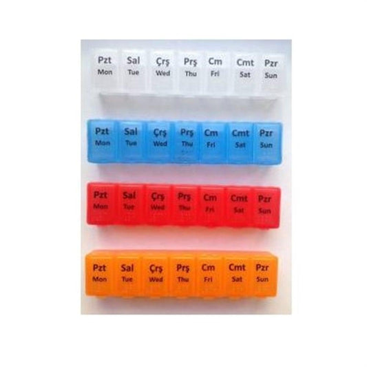 Weekly Pill Container - Compact Design | Travel Ready (1 Count)