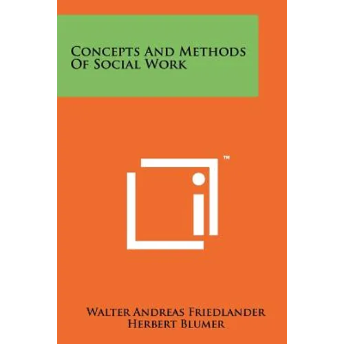 Concepts And Methods Of Social Work - Paperback