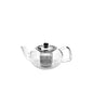 Luna Cucina Borosilicate Glass Teapot with Steel Strainer - 500ml, Dishwasher Safe, Durable Kitchenware