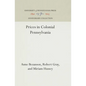 Prices in Colonial Pennsylvania - Hardcover
